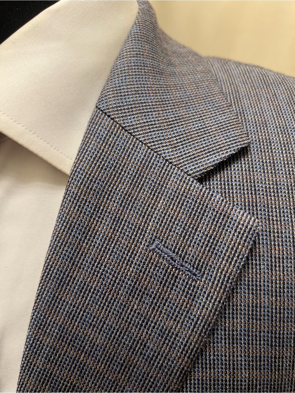 Lauren Ralph Lauren Gray Checked Sport Coat Blazer Wool/Silk Men 42R - Picture 4 of 14